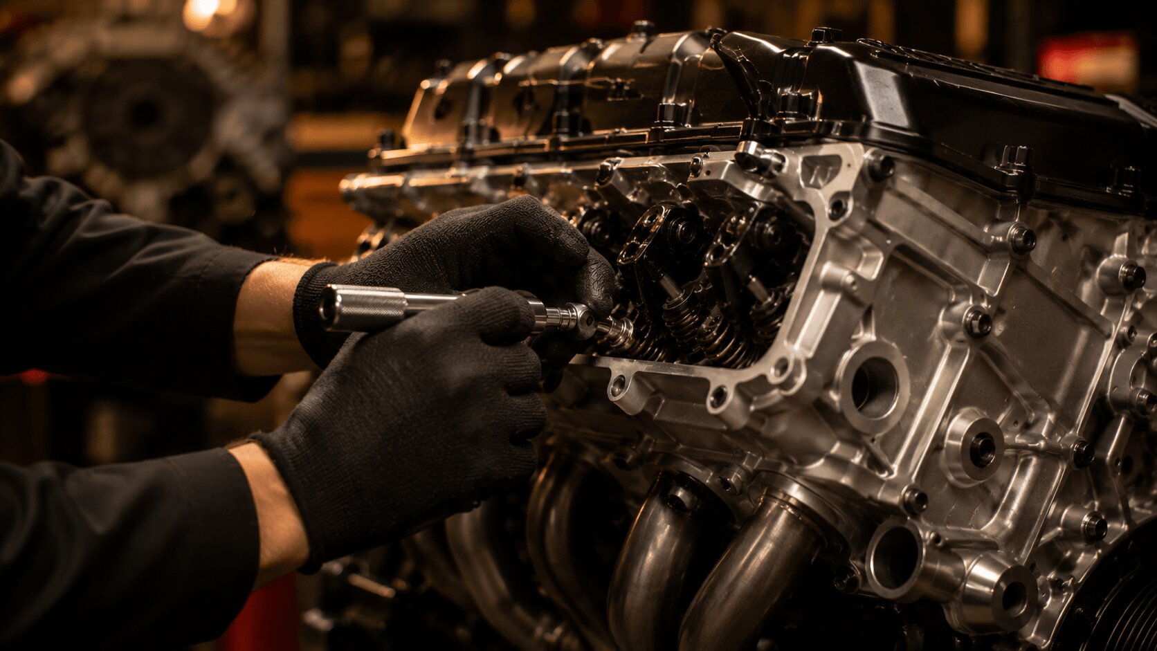 Engine close-up