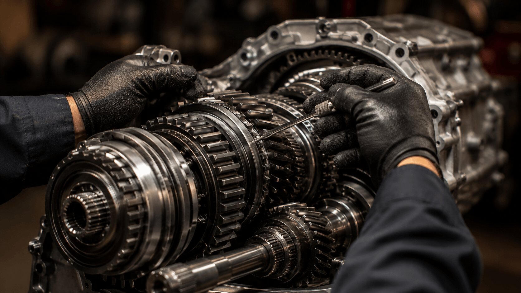 Transmission close-up